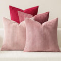 MIULEE Boho Farmhouse Throw Pillow Covers 18x18 Inch Set of 4 Romantic by MIULEE