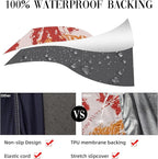 8Pcs Outdoor Cushion Covers, Patio Cushion Covers, Stretch Elastic Slipcovers - Image 4