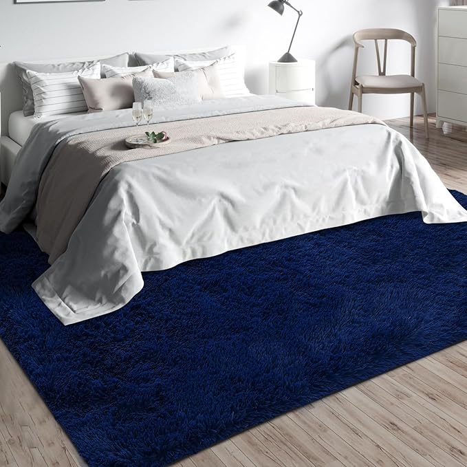 Shag Area Rugs for Bedroom Living Room, 5X8 Ultra Soft Fluffy Area Rugs for Dorm - Image 8