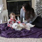 Bedsure GentleSoft Fleece Bed Blankets Large Size Purple - Image 8