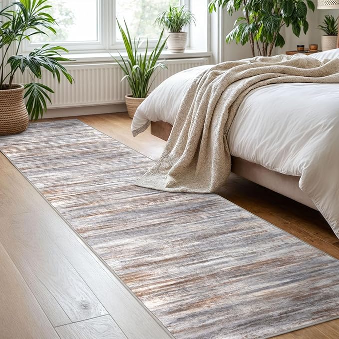 KOZYFLY Modern Abstract Hallway Runner Rug, 2x8 Kitchen Rugs Non-Slip Washable - Image 7
