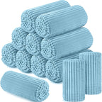 Buryeah 12 Pcs Flannel Throw Blanket Bulk 50 x 60 in Sleepover Blanket Outdoor by Buryeah
