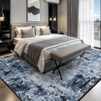 Rugflix 4x6 Area Rug for Living Room, Washable Non-Slip Stain-Resistant Low Pile - Image 2