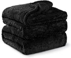 Exclusivo Mezcla Plush Fuzzy Fleece Bed Blanket King Size, Super Soft, Fluffy - Image 4