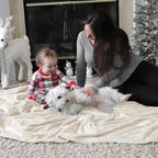 Bedsure GentleSoft Fleece Blanket Twin Size Cream - Image 8