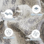 MYSKY HOME Boho Couch Cover for Dogs Washable Grey Abstract Couch Sofa - Image 4