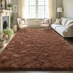 LOCHAS Ultra Soft Indoor Modern Area Rugs Fluffy Living Room Carpets by LOCHAS