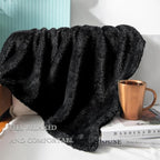Exclusivo Mezcla Plush Fuzzy Fleece Throw Blanket Extra Large, Super Soft - Image 4