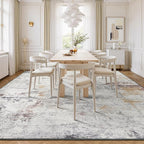 Rugflix 9x12 Area Rugs for Living Room, Washable Large Rug Stain-Resistant Low - Image 3