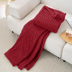 50x70 Inch Red Throw Blanket - Image 4