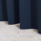 NICETOWN Navy Blue Blackout Window Curtains - Image 6