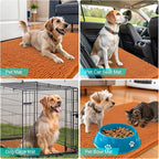OLANLY Dog Door Mat for Muddy Paws 47x20, Absorbs Moisture and Dirt, Absorbent - Image 7