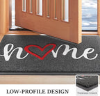 BeneathYourFeet Door Mat, Welcome Mat Low Profile Floor Mat Front Doormat - Image 4