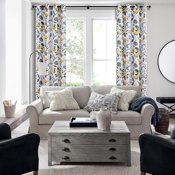 Topfinel Floral Curtains & Drapes Coquette Winter Blackout Elegant Vintage - Image 5