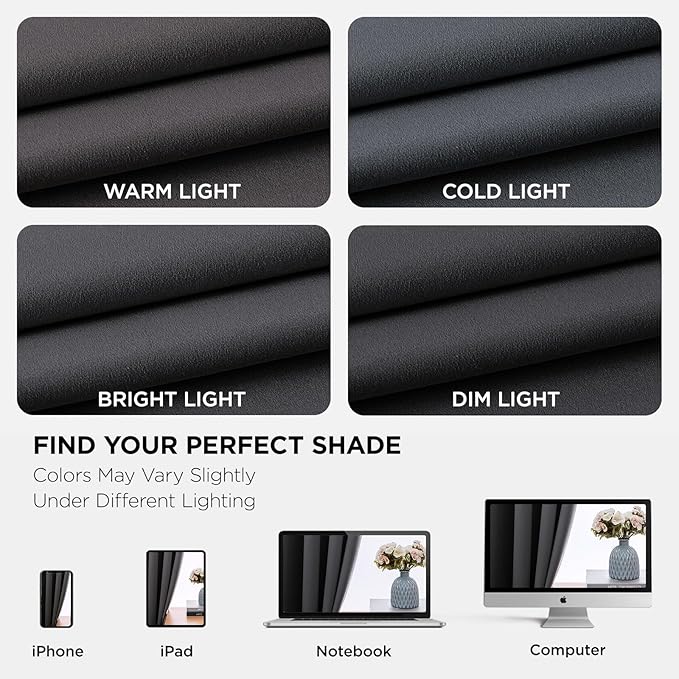 Joydeco Blackout Curtains 84 Inch Length 2 Panels Set, Thermal Insulated Long - Image 8