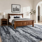 5x7 Ft Large Shag Rugs for Bedroom Living Room for Men Boys, Tie Dyed Ultra - Image 2