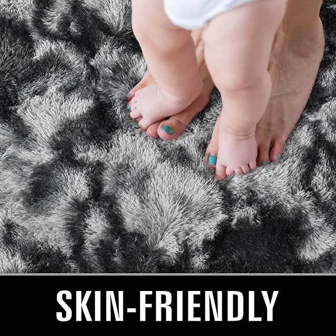 TWINNIS Super Soft Shaggy Rugs Fluffy Carpets 5x7 Feet, Indoor Modern Plush - Image 3
