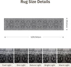 Hallway Washable Runner Rug 2x12 - Image 2
