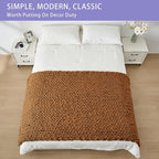 Bigacogo Chunky Knit Throw Blanket - Image 3