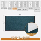 Mibao Front Door Mat, Dirt Trapper Welcome Mat - Image 2