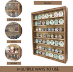 16x20 Large Shadow Box Frame with Removable Shelves,Collectible Display Shelves Case,Military Challenge Coin Display Case,Wood Shadow Boxes Display Cases for Keepsake,Pictures