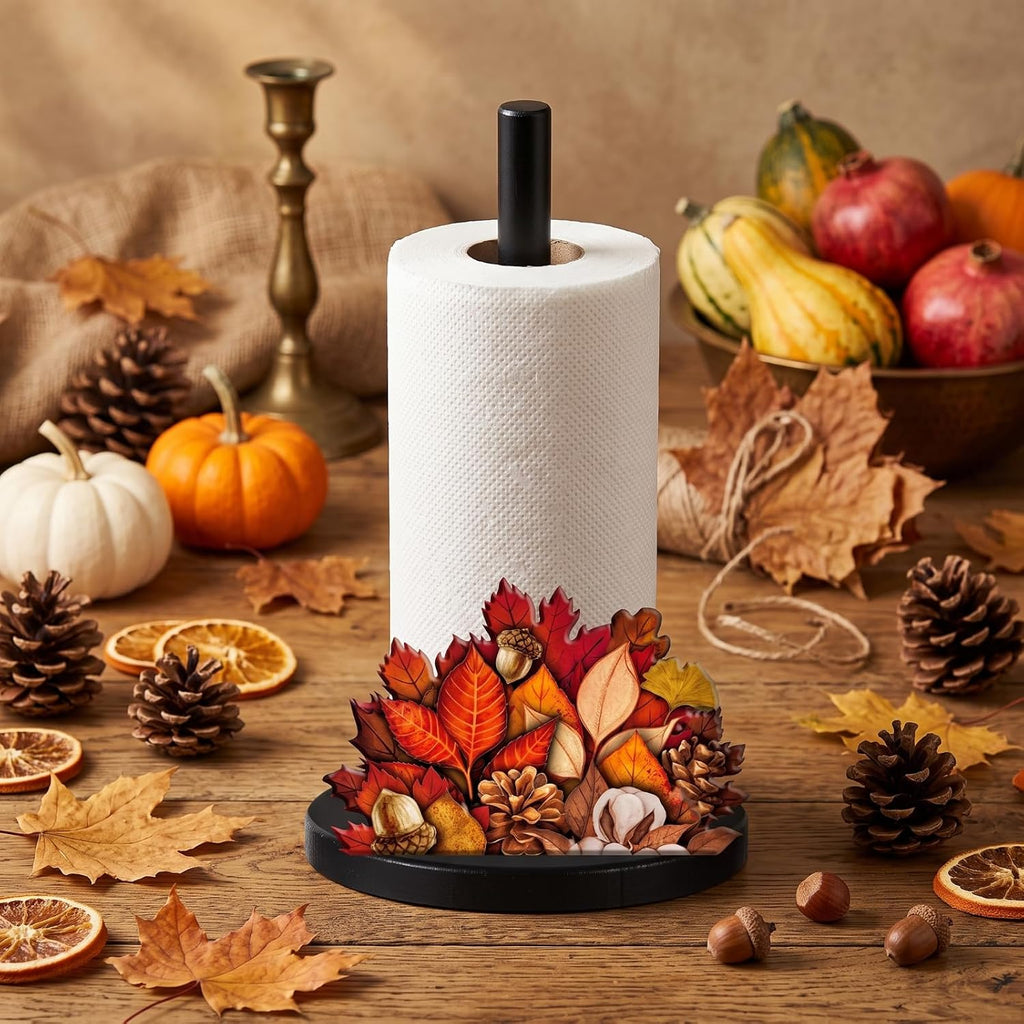 LemonRoad 17 Pcs Christmas Interchangeable Paper Towel Holder, Fresh