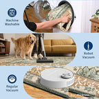 GarveeHome Terracotta Olive Sage Green 2x6 Washable Kitchen Runner Rugs Non - Image 6