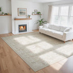 Washable Rugs 8x10 Area Rugs for Living Room-Light Brown Rugs for Bedroom by Lbris