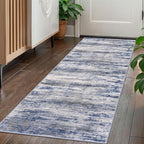 KOZYFLY Modern Abstract Washable Rug Runner 2x5 Hallway Rug Runner Non-Slip by KOZYFLY