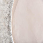 ORINOVA Grey and White Plush Machine Washable Area Rugs - Image 5