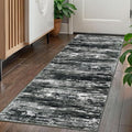 KOZYFLY Kitchen Runner Rug for Hallway Non-Slip Modern Abstract Runner Rug 2x5 by KOZYFLY