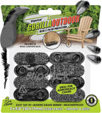 GorillaMarineGradeBerber Slipstick GorillaOutdoor Sled Base Chair Floor Protectors/Wrap Around Berber for Furniture with Tubular Legs and Bases (8 Pack) Wrap on Furniture Pads for Outdoor & Indoor Use