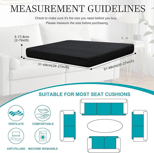14Pcs Stretch Patio Cushion Covers, Outdoor Couch Covers Replacement, Outdoor - Image 2