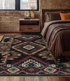 YIHOUSE Rustic Cabin Area Rug 4x6, Machine Washable Lodge Bear Rug, Non-Slip by YIHOUSE