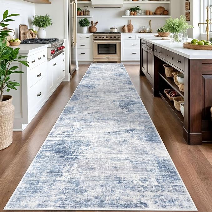 IOHOUZE Abstract Runner Rug 3x16 Ft Washable Runners - Image 2
