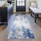 Washable Area Rugs 2'x8' Non-Slip Modern Abstract Soft - Image 5
