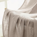 MIULEE Natural Linen Curtains 90 Inch Long 2 Panels - Image 6