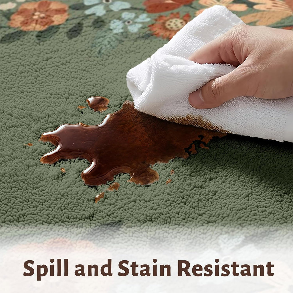 Kitchen Rugs Set of 3, Washable Non-Slip Kitchen Mats for Floor with Rubber Backing