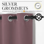 NICETOWN Dry Rose Blackout Curtains - Image 3