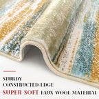 Lansny Modern Abstract Runner Rug 2.6x12 - Image 5