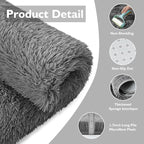 2x3 Fluffy Area Rugs for Bedroom Living Room, Small Soft Shag Fuzzy Rug - Image 3