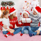 yulidayang Pink Fluffy Round Area Rugs - Image 7