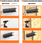 TORACK Spray Bottle Holder Wall Mount, 4-Pack Spray Can Rack for Garage