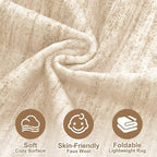 Nakagishi 6X9 Area Rugs Living Room: Washable Large Vintage Rug Neutral - Image 3