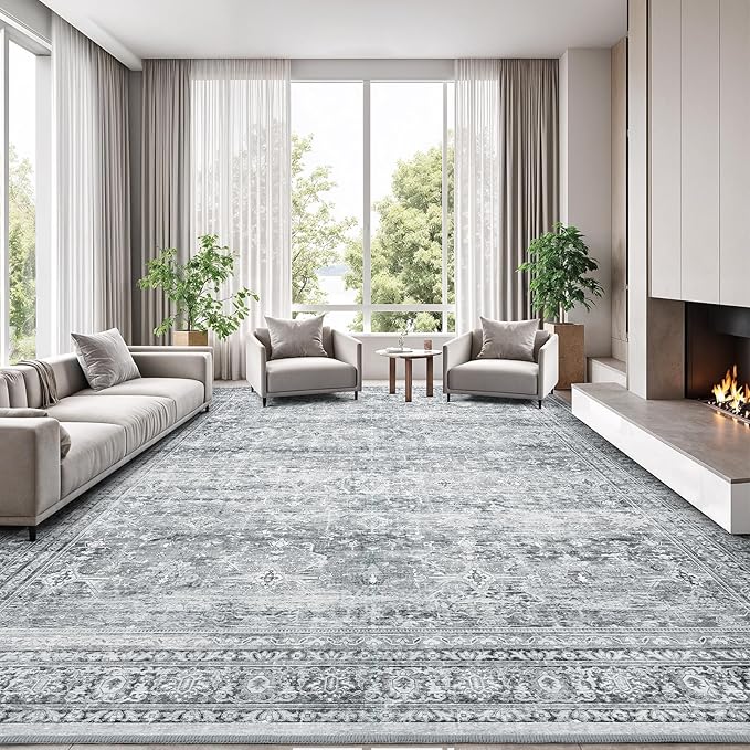 Lofus 10x14 Area Rug for Living Room, Soft Boho Carpets for Bedroom Dining Room by Lofus
