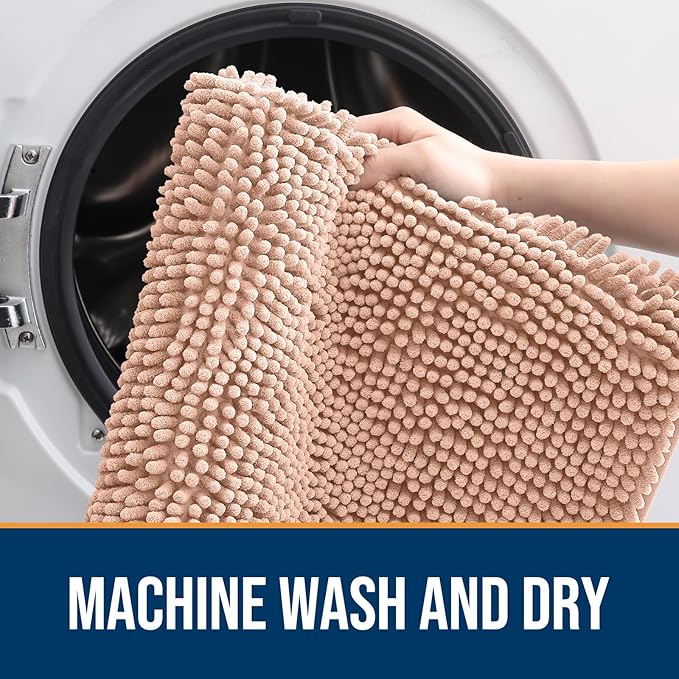 OLANLY Dog Door Mat for Muddy Paws 47x32, Absorbs Moisture and Dirt, Absorbent - Image 5