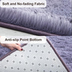 TWINNIS Super Soft Shaggy Rugs Fluffy Carpets 6x9 Feet, Indoor Modern Plush - Image 2