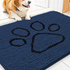 Smiry Dog Door Mat for Muddy Paws, Absorbent Dirt Trapper Non Slip Quick Dry by Smiry