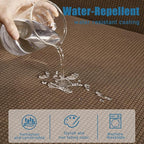 Water Resistant Couch Cushion Cover Stretch Sofa Seat Slipcover - Image 3