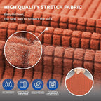 KEKUOU Stretch Loveseat Sofa Cover Slipcover, Couch Covers - Image 5